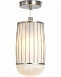**Hanglamp met metalen structuur en glasdesign**