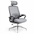 **Ergonomische bureaustoel met verstelbare rugleuning en hoofdsteun**